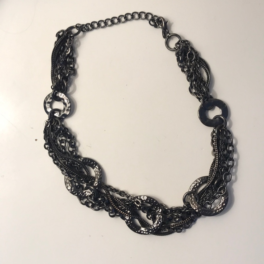 Black chain necklace